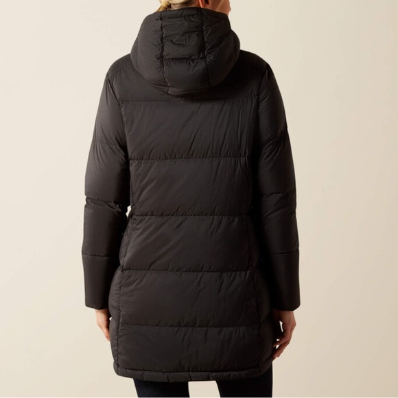Ariat UltraPuff Down Coat in Black Size Small 10062378 - Picture 2 of 15